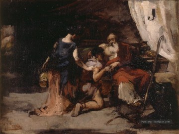 La bendicion de Isaac peintre Joaquin Sorolla Peinture à l'huile